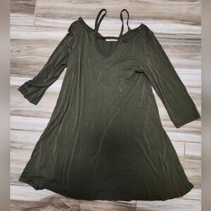 Dark Green Swing Dress Size Medium